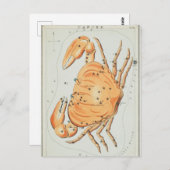 Vintage Konstellation Postkarte (Vorne/Hinten)