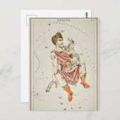 Vintage Konstellation Postkarte (Vorne/Hinten)