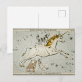Vintage Konstellation Postkarte (Vorne/Hinten)