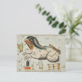 Vintage Konstellation Postkarte (Stehend Vorderseite)