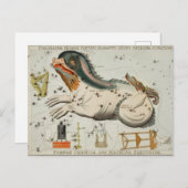 Vintage Konstellation Postkarte (Vorne/Hinten)