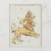 Vintage Konstellation Postkarte (Vorderseite)
