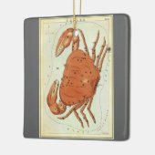 Vintage Konstellation von Krebserkrankungen, Urani Keramikornament (Links)