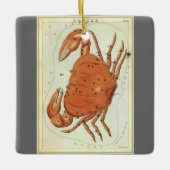 Vintage Konstellation von Krebserkrankungen, Urani Keramikornament (Vorderseite)