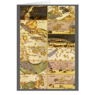 Vintage Konstellationen, antike Astronomie und Ste