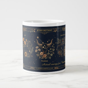 Vintage Konstellationen: Stern Botanik Gold & Navy Jumbo-Tasse