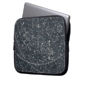 Vintage Konstellations-Karte Laptopschutzhülle (Vorderseite Links)