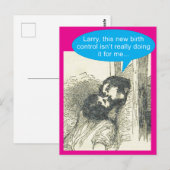 Vintage Kontrolle Postkarte (Vorne/Hinten)