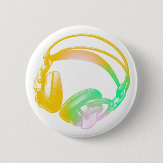 Vintage Kopfhörer Button