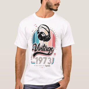 Vintage Kopfhörer seit 1973 T-Shirt