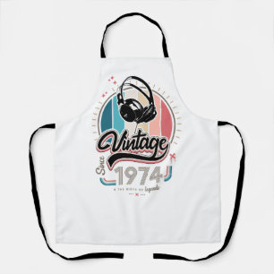Vintage-Kopfhörer seit 1974 Schürze