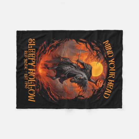 Vintage Kopfschmerzen, Kopfschmerzen Fleecedecke (Vorderseite (Horizontal))