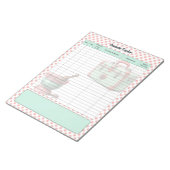 Vintage Kopfschmerzüberwachung Notizblock (angewinkelt)