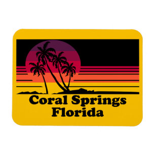 Vintage Korallenquellen Florida Magnet