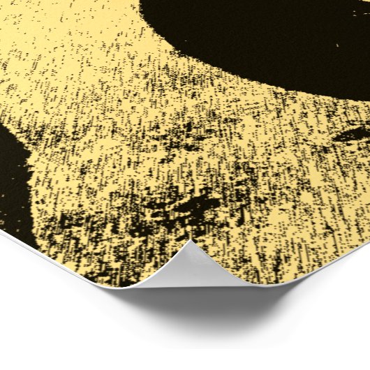 Vintage koreanische Chat-Kunst Poster (Ecke)