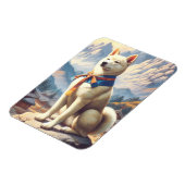 Vintage koreanische Jindo-Illustration Magnet (Linke Seite)