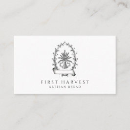 Vintage Körnerschläuche aus Weizenbrotbacken Visitenkarte