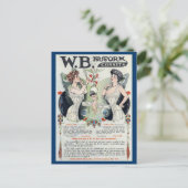 Vintage Korsett-Postkarte Postkarte (Stehend Vorderseite)