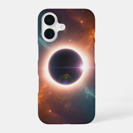Vintage Kosmische Finsternis iPhone 16 Hülle (Rückseite)
