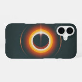 Vintage Kosmische Finsternis iPhone 16 Hülle (Rückseite (Horizontal))