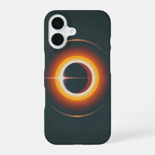 Vintage Kosmische Finsternis iPhone 16 Hülle (Rückseite)