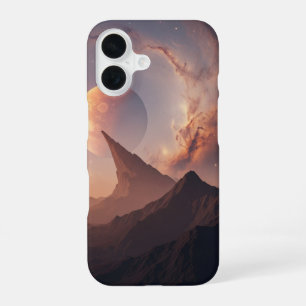 Vintage Kosmische Landschaft iPhone 16 Hülle