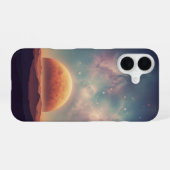 Vintage Kosmische Landschaft iPhone 16 Hülle (Rückseite (Horizontal))