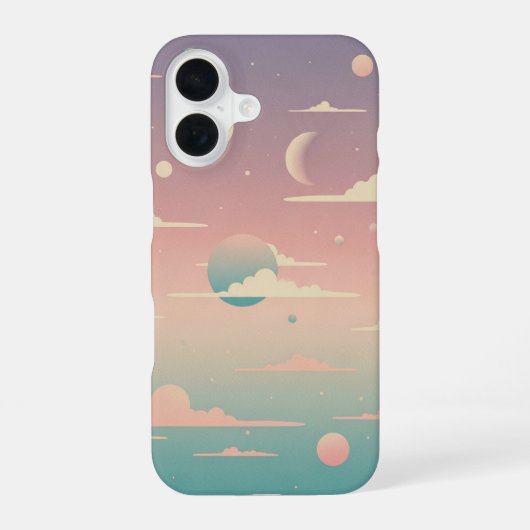 Vintage Kosmischer Himmel iPhone 16 Hülle (Rückseite)