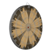 Vintage Kosmos-Blume Dartscheibe (Vorderseite Links)