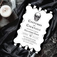 Vintage Kostüme Cocktails Halloween-Party