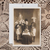 Vintage KostümParty Einladung