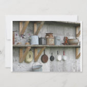 Vintage Kotflügel und Haushaltsgeräte Einladung (Rückseite)