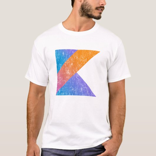 Vintage Kotlin Programmiersprache T-Shirt (Vorderseite)