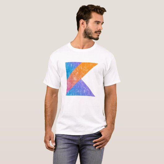 Vintage Kotlin Programmiersprache T-Shirt (Vorne ganz)