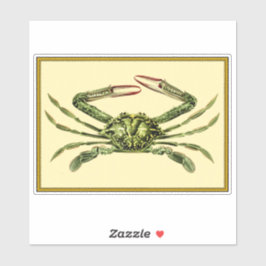 Vintage Krabbe Aufkleber