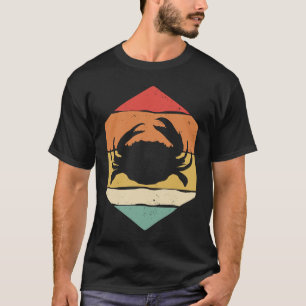 Vintage-Krabbe Cool und lustig Retro-Grafik Ozean T-Shirt