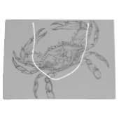 Vintage Krabbe große Geschenktasche Geschenktüte (Vorderseite)