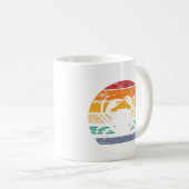Vintage Krabbe Lover Funny Crab Retro Kaffeetasse (VorderseiteRechts)