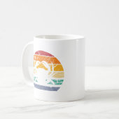 Vintage Krabbe Lover Funny Crab Retro Kaffeetasse (Vorderseite Links)