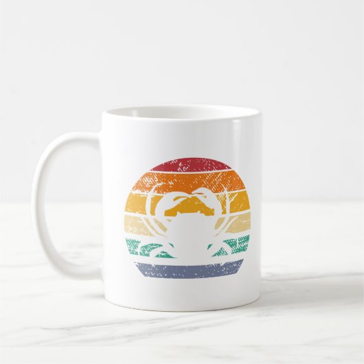 Vintage Krabbe Lover Funny Crab Retro Kaffeetasse (Links)