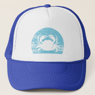 Vintage Krabbe Lover Funny Crab Retro Truckerkappe