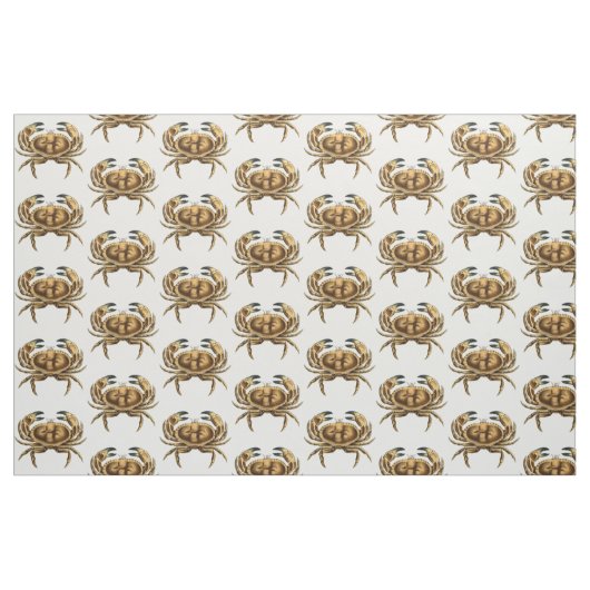 Vintage Krabbe Stoff (Fat Quarter (45,7 x 55,9 cm))