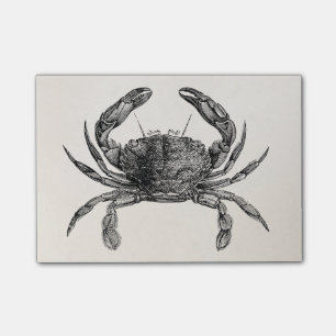 Vintage-Krabben Antique-Krabben Personalisierte Vo Post-it Klebezettel