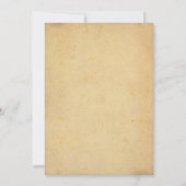 Vintage Krabben-Blutgeschwür-Party Einladungen (Rückseite)