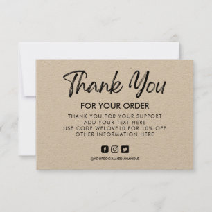 Vintage Kraft-Media-Einlage