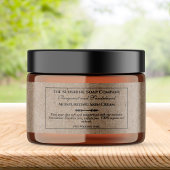 Vintage Kraft Paper Style Kosmetik JAR Label