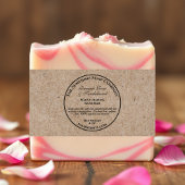 Vintage Kraft Paper Style Soap Band