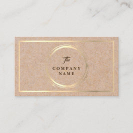 Vintage Kraftpapier DRUCKsozialgeschäfts-Karte Visitenkarte