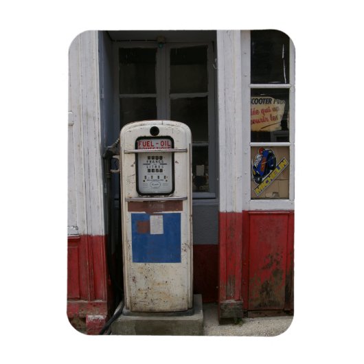 Vintage Kraftstoffpumpe Magnet (Vertikal)