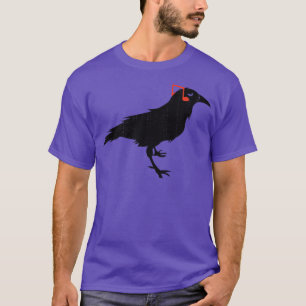 Vintage-Krähen-Vogelmusik T-Shirt